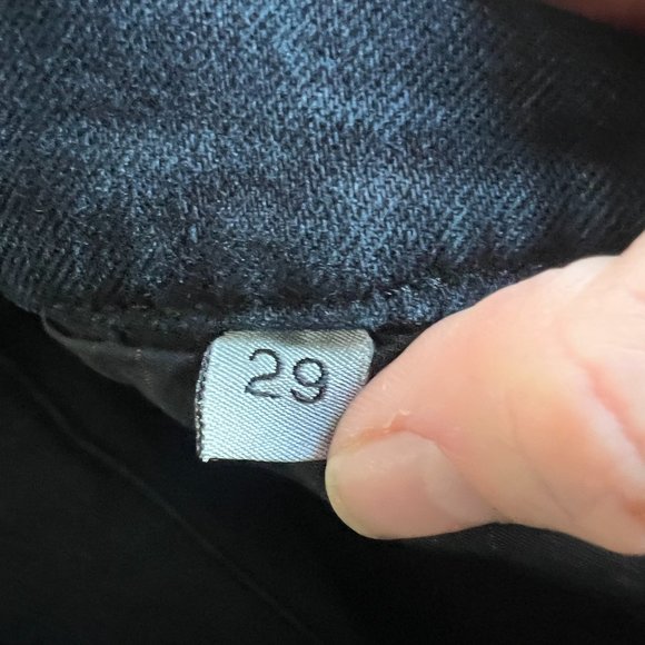 L'Wren Scott Fleur De Lis Dark Denim Jeans Size 29 - Picture 4 of 7